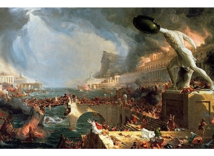 Thomas Cole, La distruzione dell Impero romano Thomas Cole, La distruzione dell Impero romano